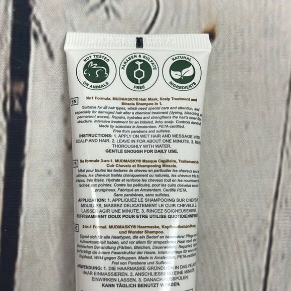 Mudmasky Hair Mask, Scalp Treatment, and Miracle Shampoo NWT - Picture 3 of 9